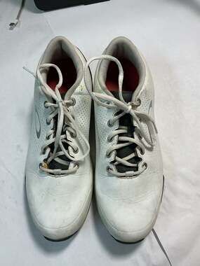 Oakley Software Golf Shoes White Red Gray Size 9 US 14035-119